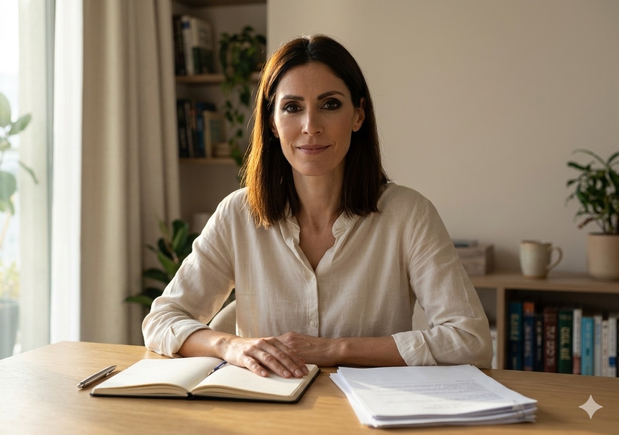 אישה מנהלת את ההתחייבויות לאחר איחוד הלוואות