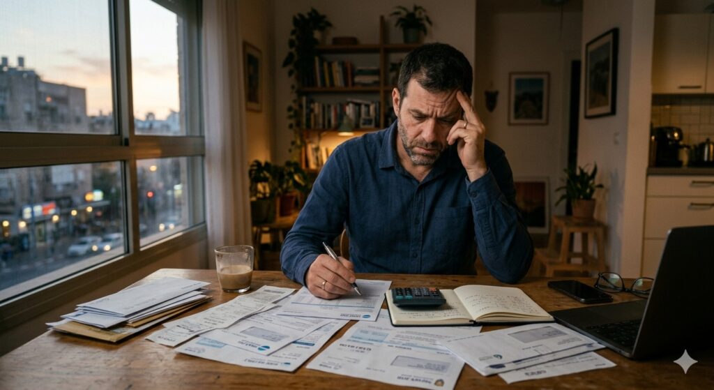 בדיקת מצב פיננסי עם הוצאה לפועל