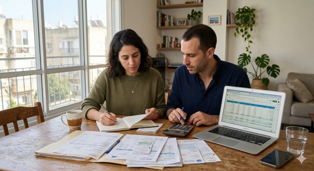 בדיקת יכולת החזר משכנתא על ידי זוג
